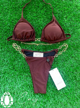 Load image into Gallery viewer, Brown GG Bikini