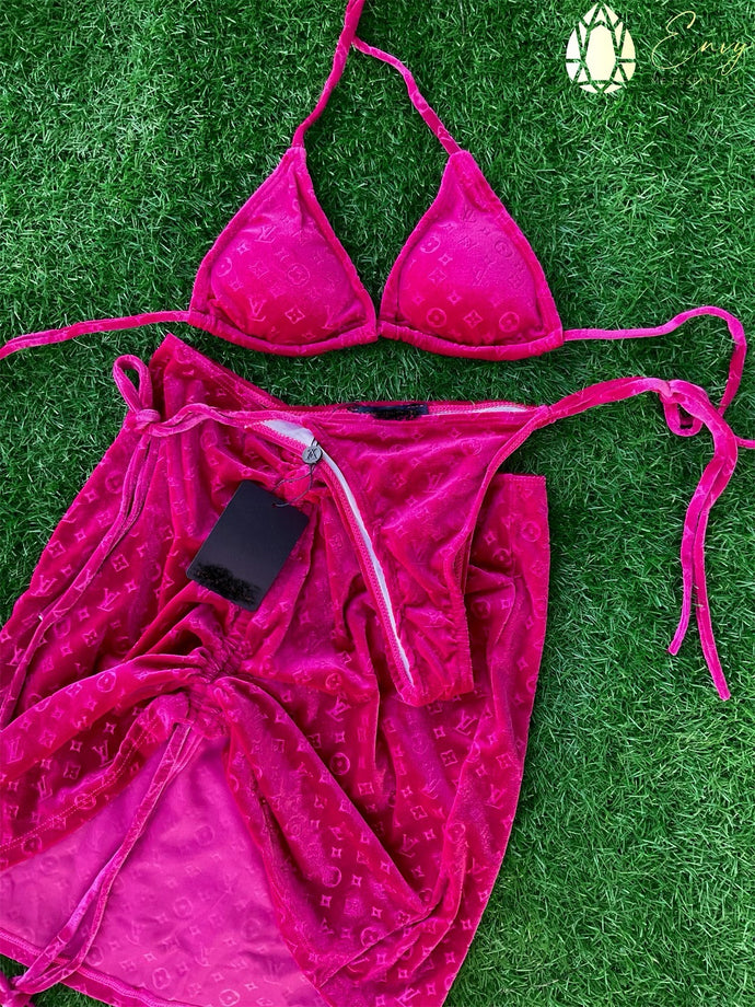 Pink Velvet LV 3pc