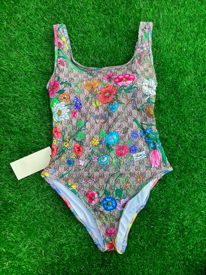 Grey GG One-Piece