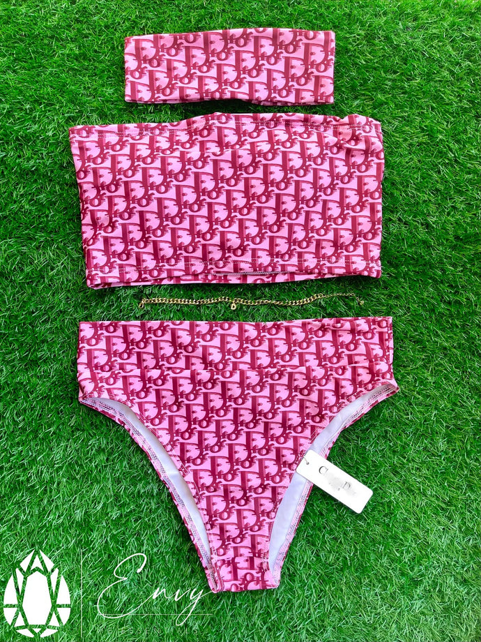 Two-Toned Pink CD Bikini