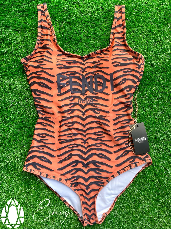 Orange Tigress FF One-Piece