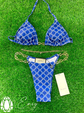 Load image into Gallery viewer, Blue GG Bikini
